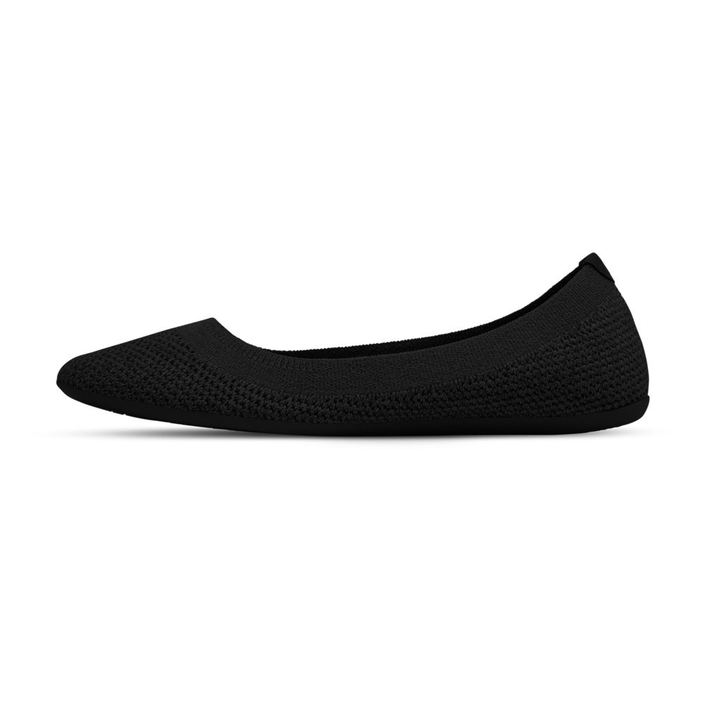 Allbirds Women\'s Tree Breezers - Flats Black - NYL890124